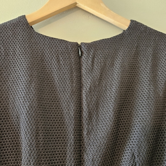 Birds Of North America Sleeveless Feminine Textured Mini Black Dress Size 8. - Picture 12 of 13